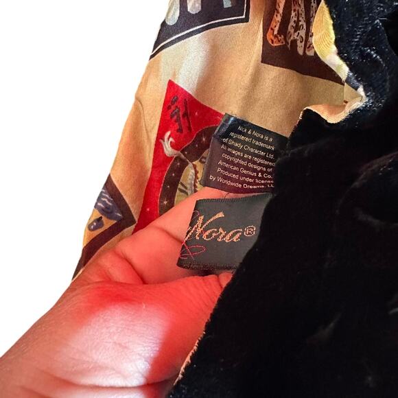 Vintage Scarf Silk Velvet Travel Indie Head Covering Headwrap Packable Vacation - Picture 6 of 8